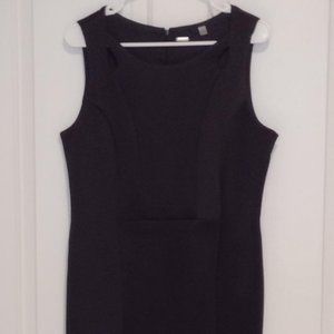 T Tahari Sleeveless Dark Navy Dress